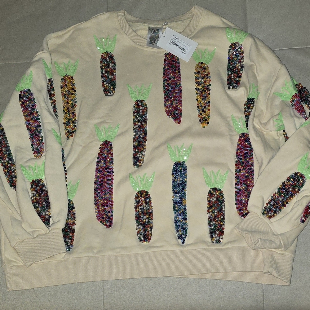 Queen of Sparkles Maize Corn Sweatshirt